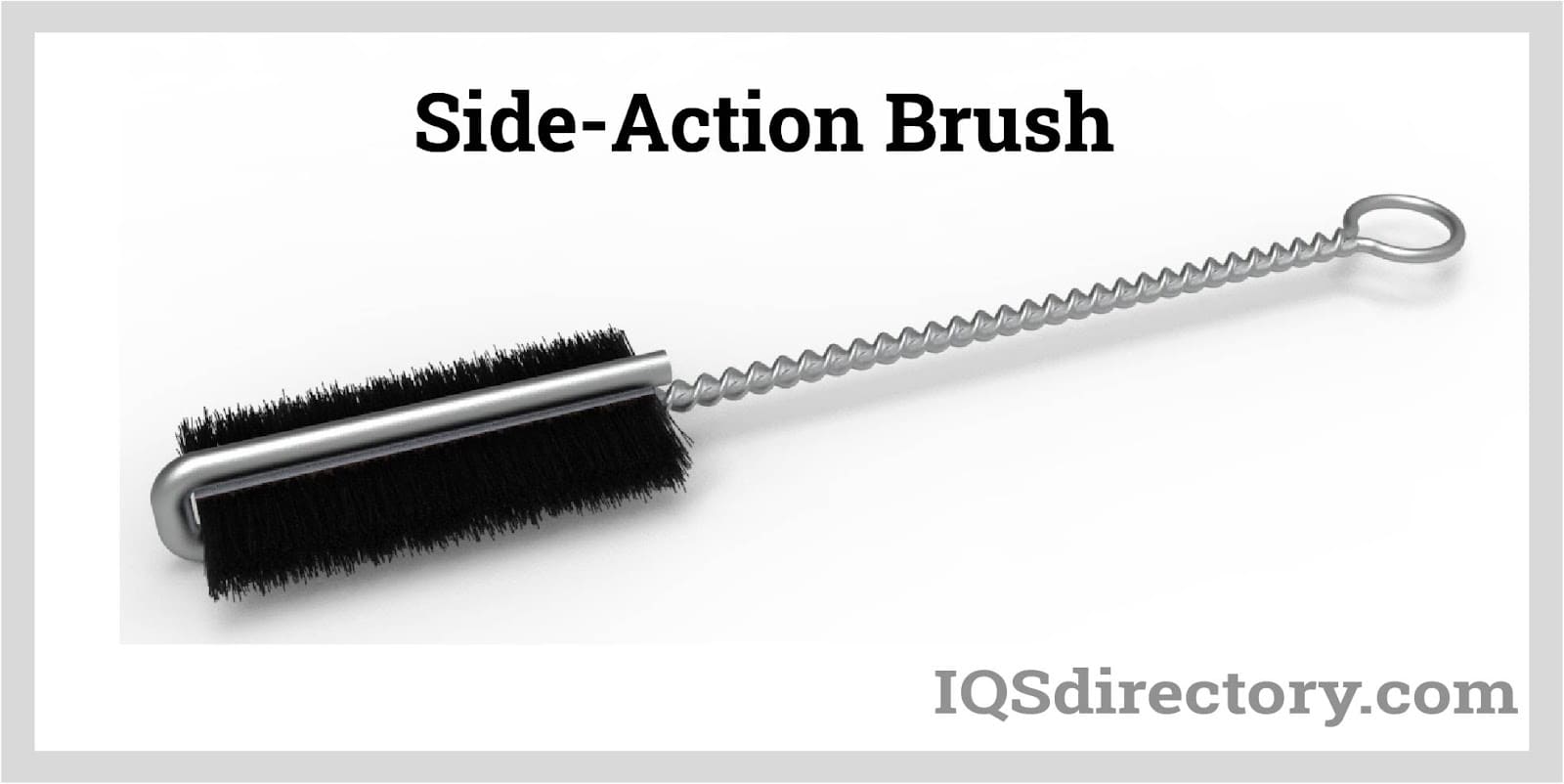 Plastic Handle Black Bristle Chip Brush - Justman Brush Company